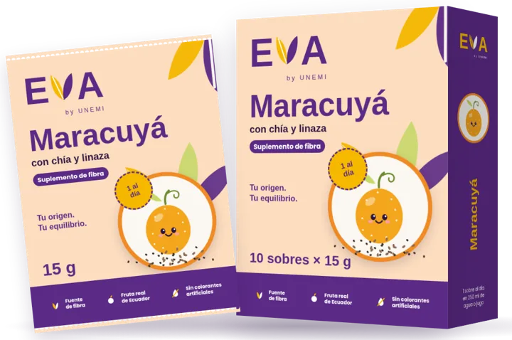 Caja de EVA sabor maracuyá
